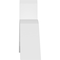 Ekena Millwork Archdale Architectural Grade PVC Gable Bracket, 60"W x 12 1/2"H x 4"D x 4"F, 5/12 Pitch GBP060X13X0404ARC00 - alternate 2